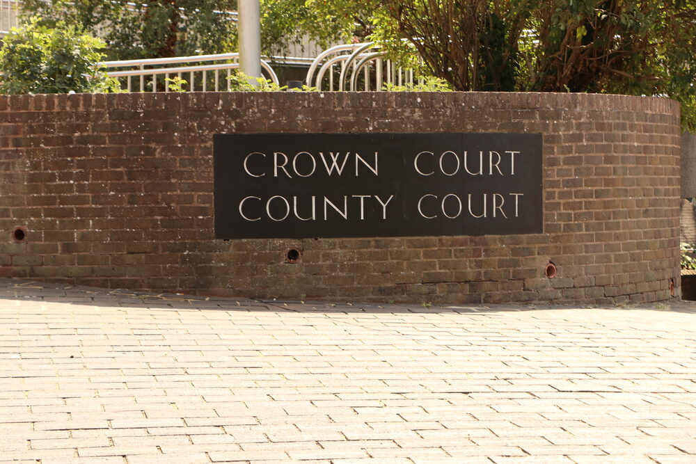 The Crown Court and County Court sign — where police evidence in speeding cases can be challenged