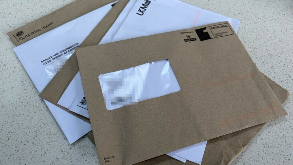 An envelope containing a Speed Awareness Course offer, address hidden