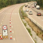 A long stretch of open UK road — new long-range cameras can clock drivers from a kilometre away