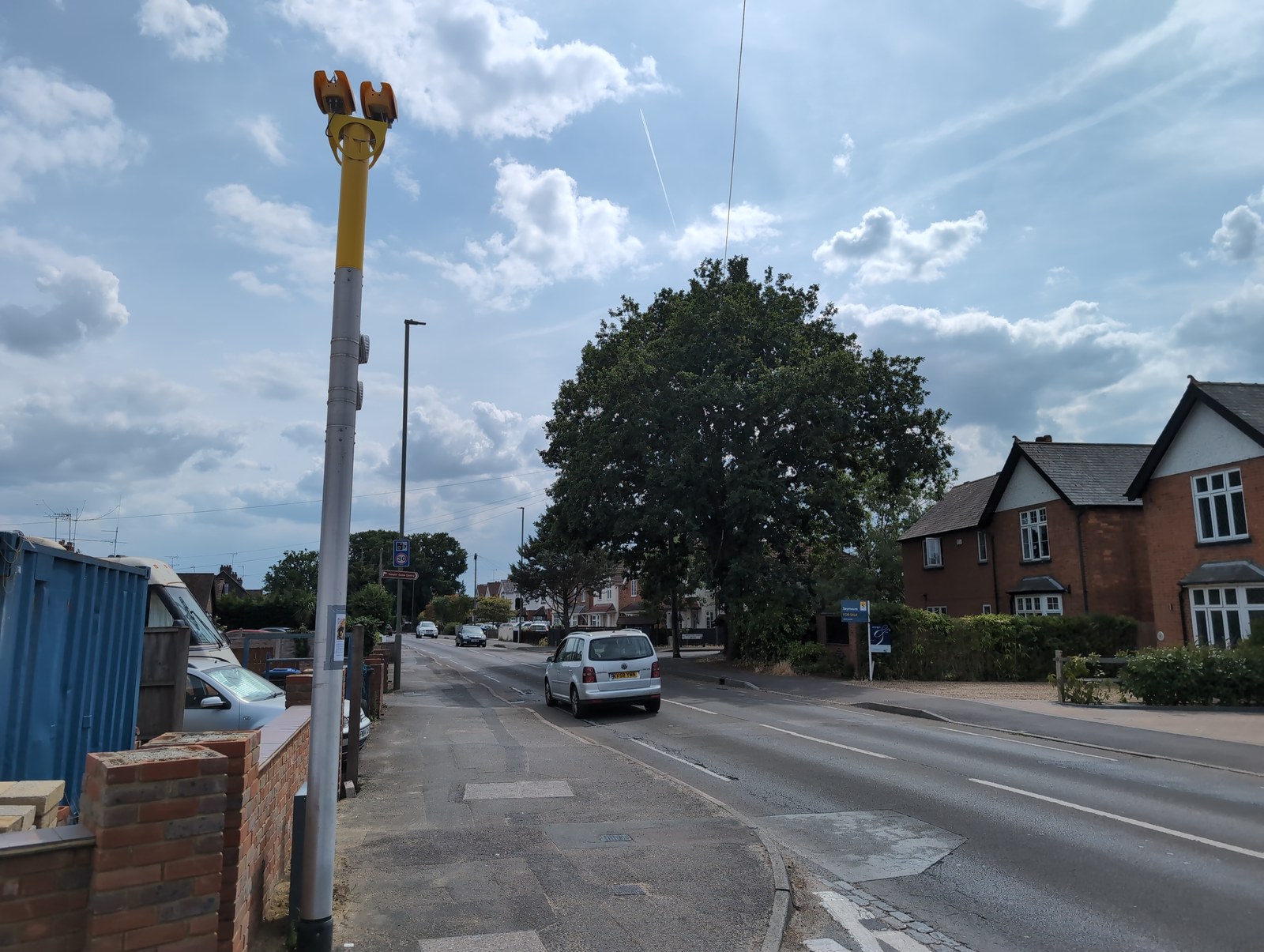 A roadside enforcement camera -- ISA speed limiters are now mandatory in new cars