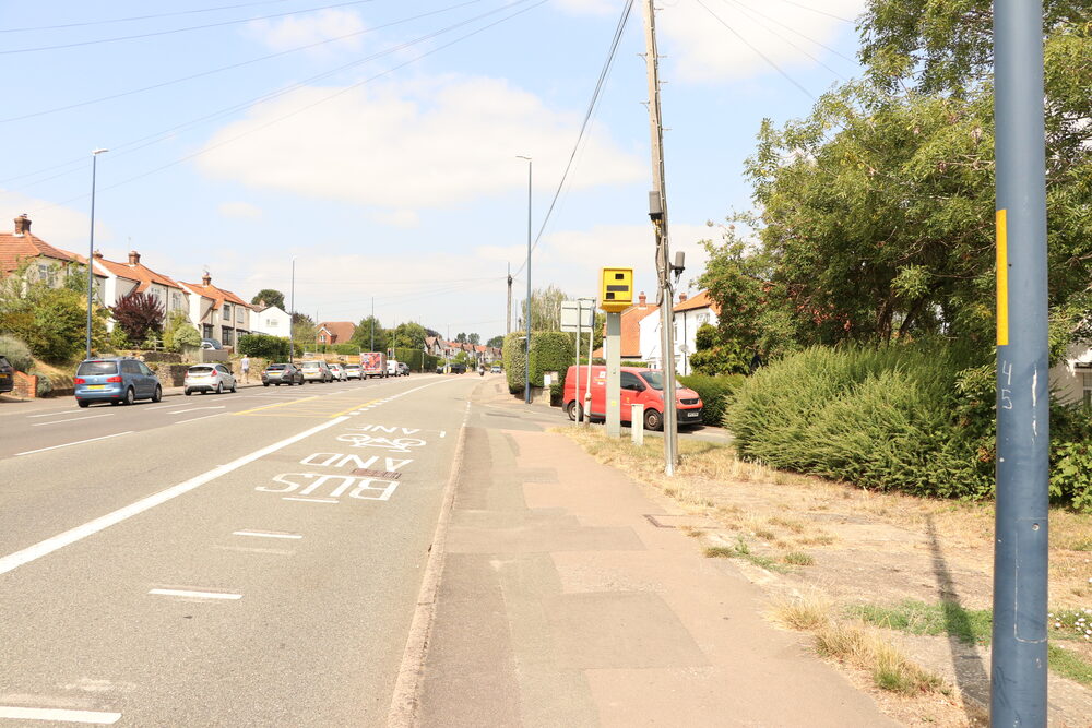 A yellow Gatso speed camera up close, like the Ringwood Road unit that went from 32 tickets a year to 11,594