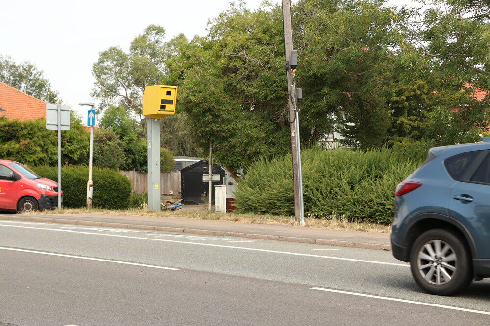 A marked police car with full livery and light bar -- officers can stop any driver without giving a reason