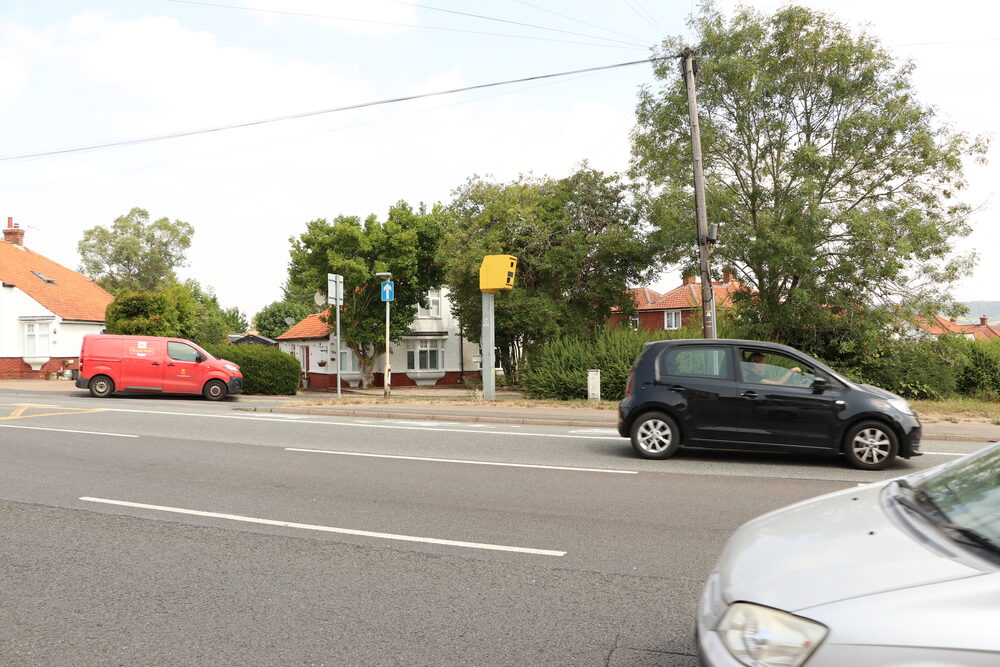 A marked police car with full livery and light bar -- officers can stop any driver without giving a reason